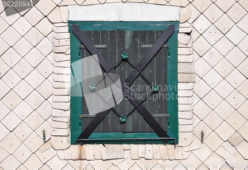 Image of Traditional shutter in bavarian forest