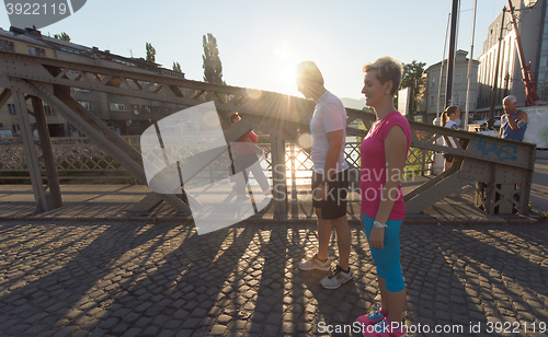 Image of couple jogging