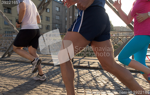 Image of people group jogging