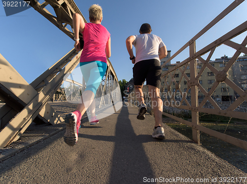 Image of couple jogging