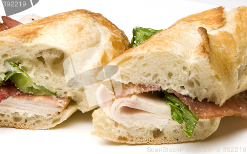 Image of gourmet chicken sandwich