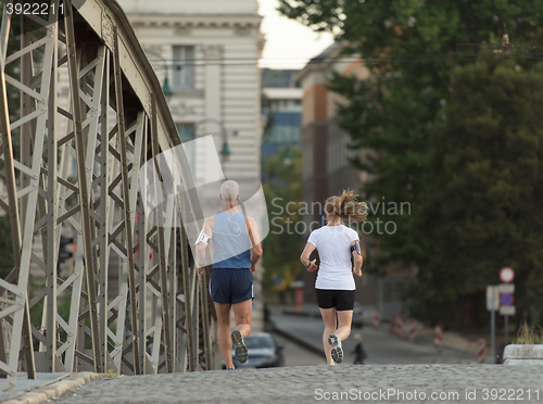 Image of couple jogging