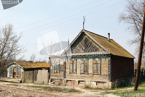 Image of abandoned wooden house