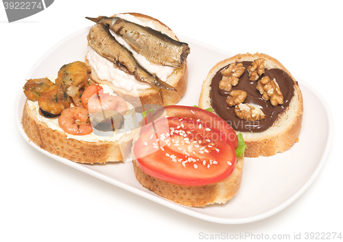 Image of sandwiches on plate