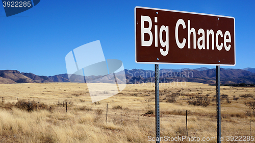 Image of Big Chance road sign