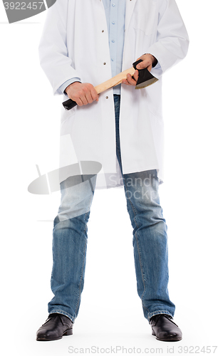 Image of Evil medic holding a small axe