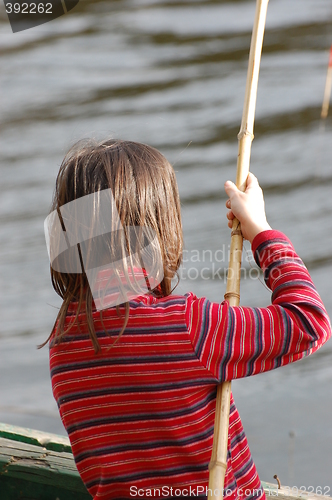 Image of Girl fishing