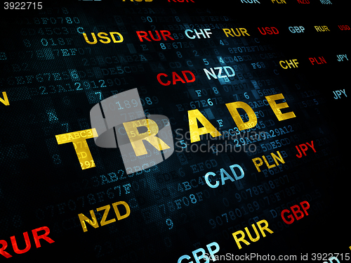 Image of Finance concept: Trade on Digital background