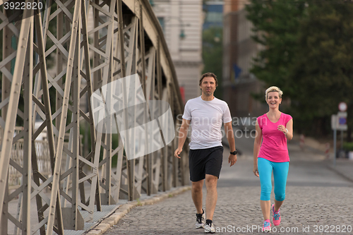 Image of couple congratulate and happy to finish