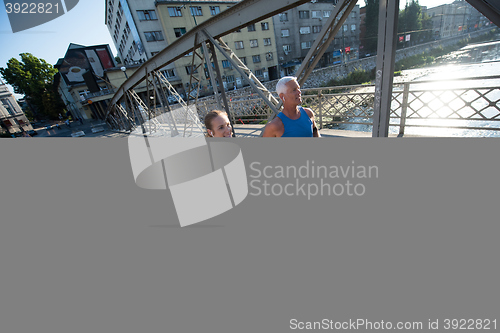 Image of couple jogging