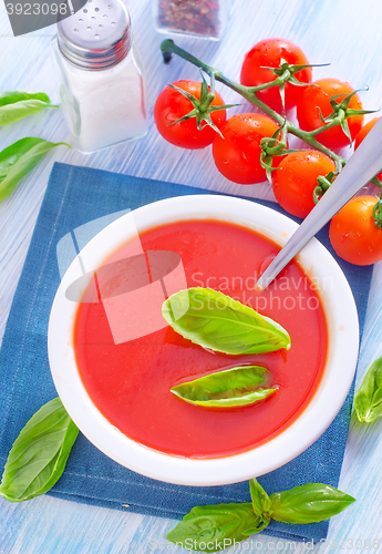 Image of tomato soup