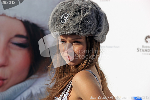 Image of Miss Russia finalists 2008 in St. Moritz