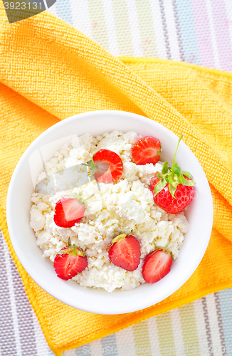 Image of cottage with strawberry
