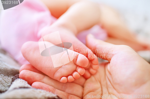 Image of baby\'s foot