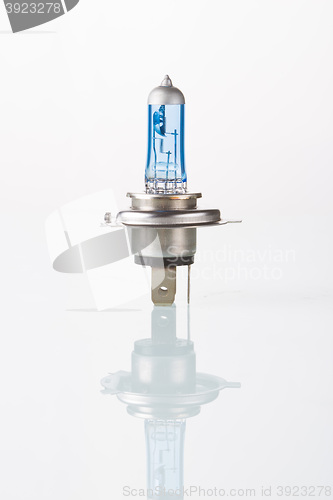 Image of halogen car lamp, isolate on white.