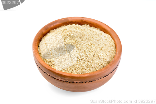 Image of Flour sesame in bowl