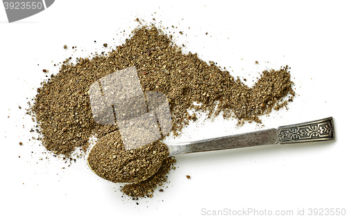 Image of ground black pepper