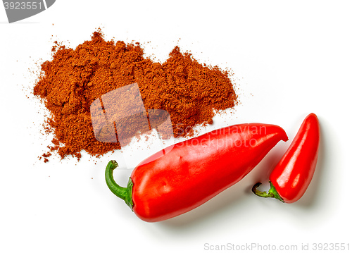 Image of heap of sweet pepper powder