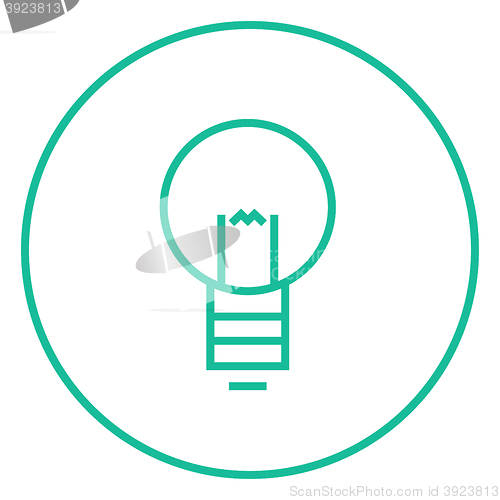 Image of Lightbulb line icon.