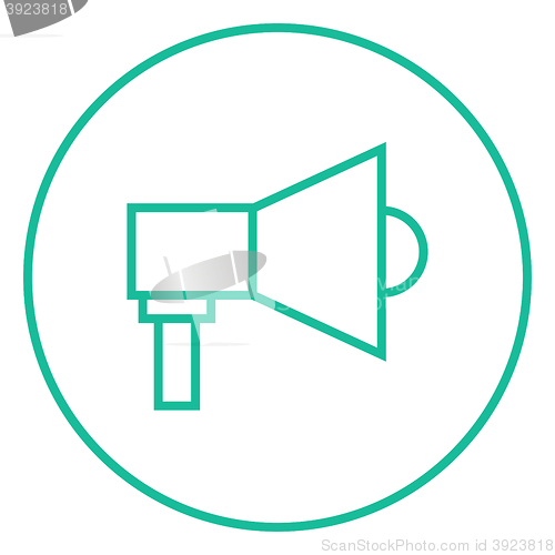 Image of Mmegaphone line icon 