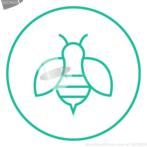 Image of Bee line icon.