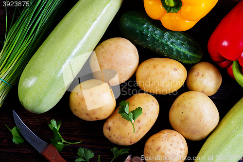 Image of raw vegetables