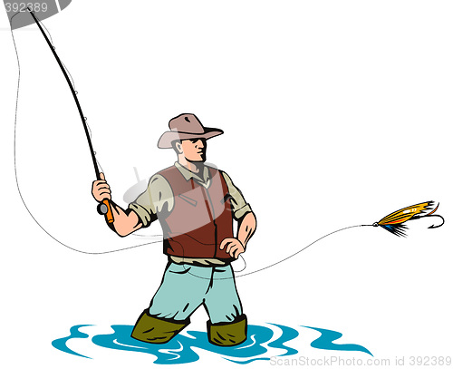 Image of Fly fishing