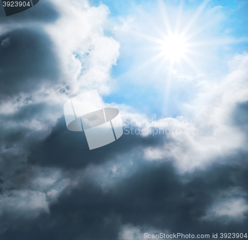 Image of blue sky