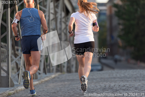 Image of couple jogging