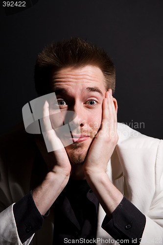 Image of Relaxed businessman