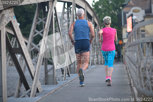 Image of couple jogging