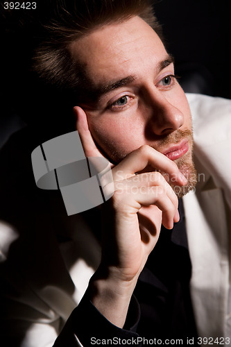 Image of Thinking businessman