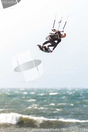 Image of Kitesurfer in action