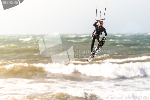 Image of Kitesurfer in action