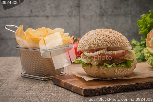 Image of Homemade veggie burger