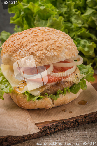 Image of Homemade veggie burger