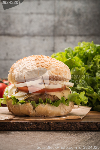 Image of Homemade veggie burger