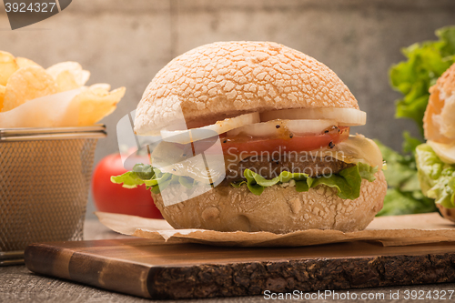 Image of Homemade veggie burger