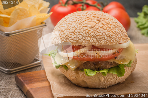 Image of Homemade veggie burger