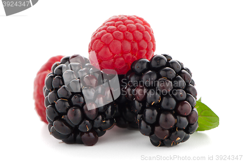 Image of Raspberry with blackberry 