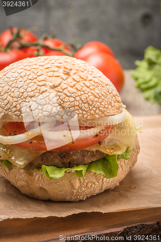 Image of Homemade veggie burger