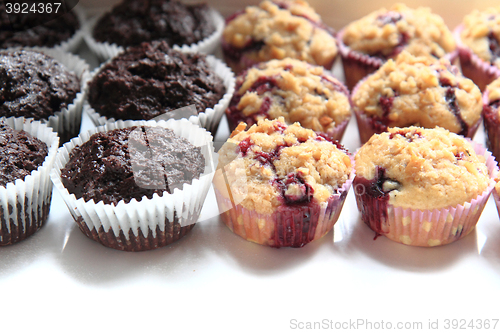 Image of fresh chocolate desserts