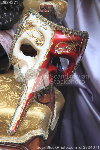 Image of old carnival mask