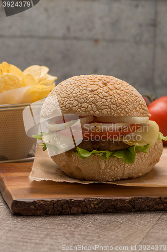 Image of Homemade veggie burger