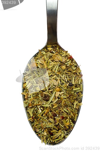 Image of Spoonful of mixed herbs

