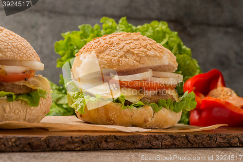 Image of Homemade veggie burger