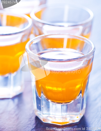 Image of vodka with orange  juice