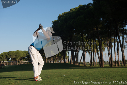 Image of golf player