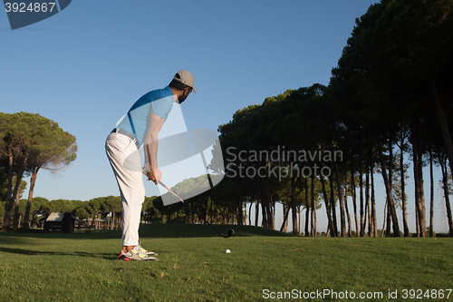 Image of golf player
