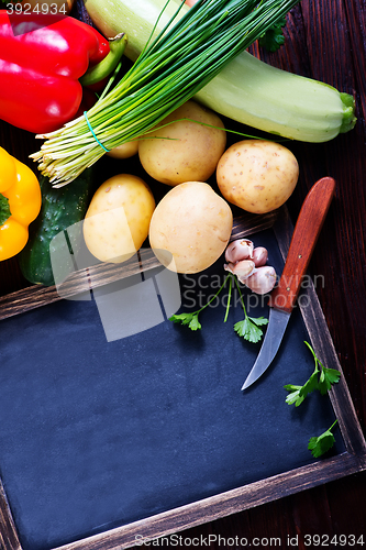 Image of raw vegetables